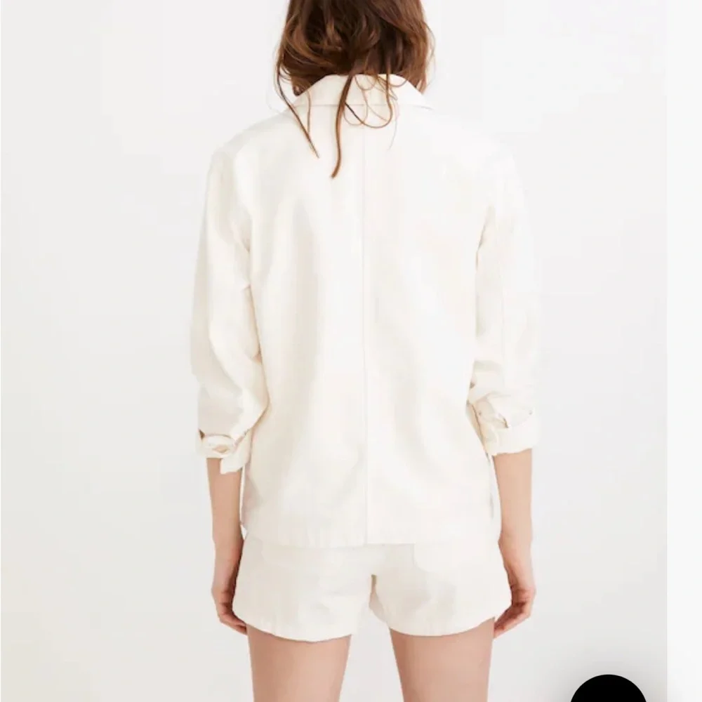 Madewell Ecru Drakefield Shirt-Jacket NWT sz M